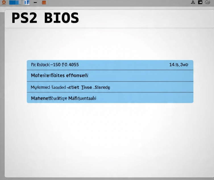 PS2 BIOS files